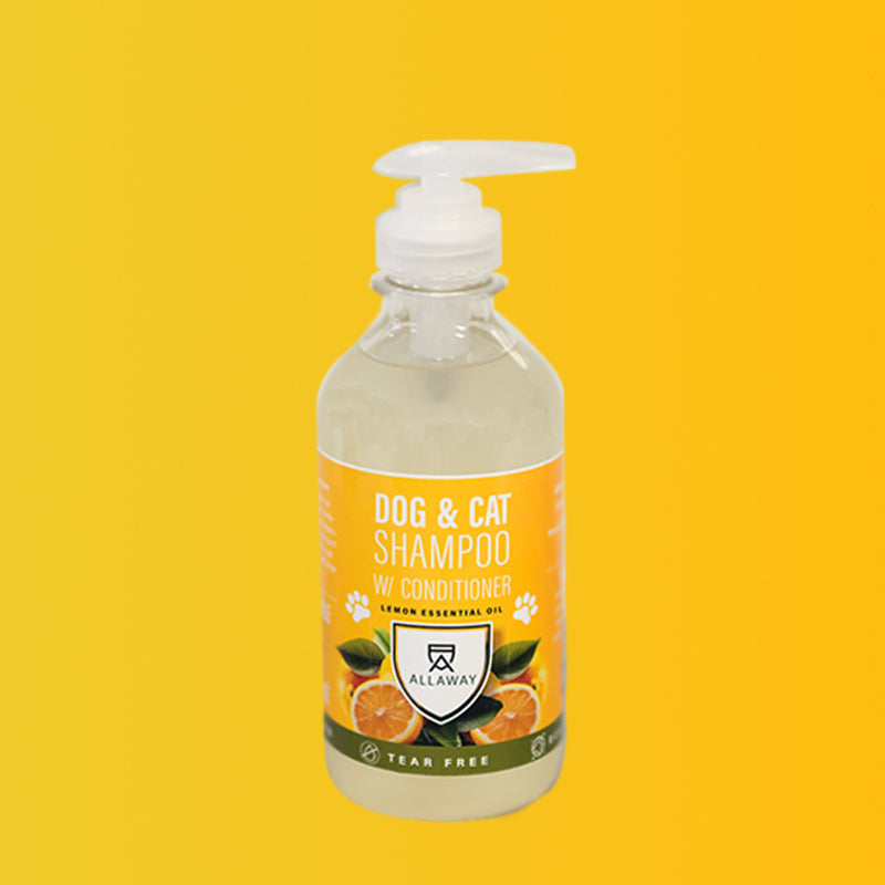 Lemon Dog Cat Shampoo Natural Plant Based Cruelty Free AllAway